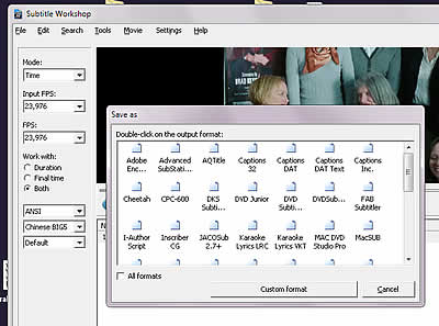 Foreign language Subtitle file formats Subtitling translation services